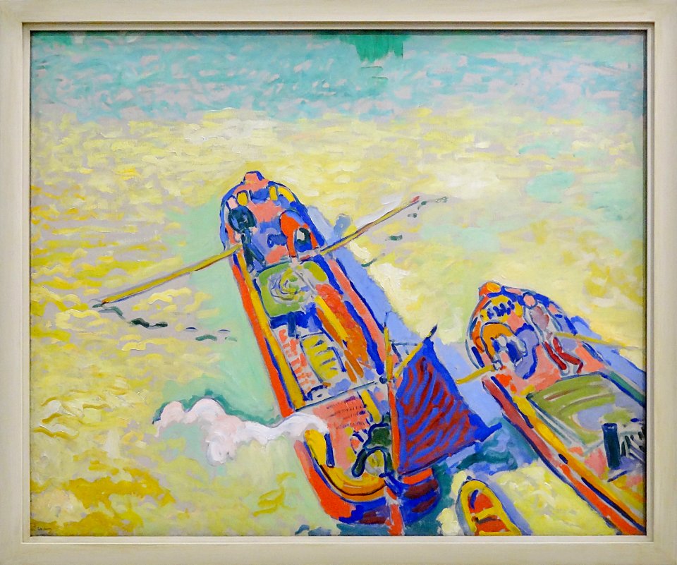 "Les deux péniches", André Derain, 1906. Centre Pompidou, …