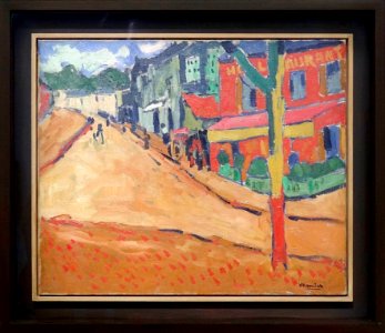 "Une rue de Marly-le-Roi", Maurice de Vlaminck, 1905-1906.…