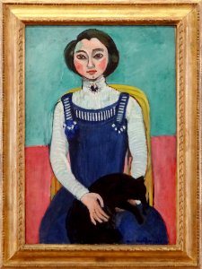 "Fillette au chat noir (Marguerite), Henri Matisse, 1910. …