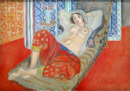 "Odalisque à la culotte rouge", Henri Matisse, automne 192…