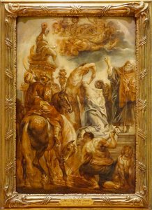 Modelleto pour la gravure du "Martyre de sainte Apolline",…
