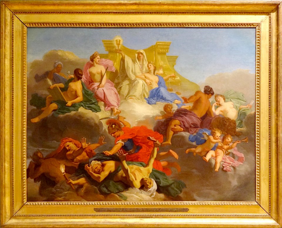 "Le Triomphe de la Justice", Jean Jouvenet, vers 1695. Mus…