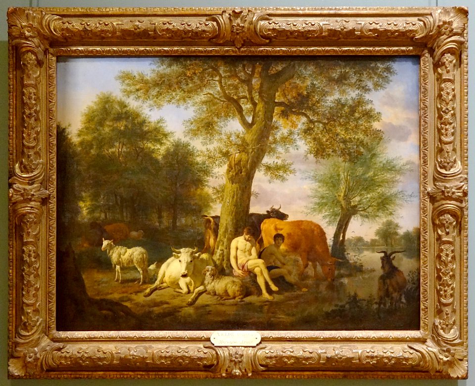 "Mercure, Argus et Io", Adriaen van de Velde, 1665. Musée …