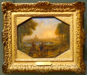 "Paysage avec le port de Santa Marinella", Claude Gellée, …