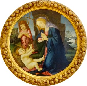 "Vierge à l'Enfant avec saint Jean Baptiste", atelier de B…