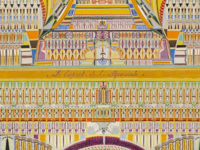 "L'Esprit de la pyramide" (détail), Augustin Lesage, 1926.…