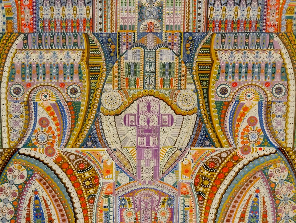 "Composition symbolique sur le monde spirituel" (détail), …