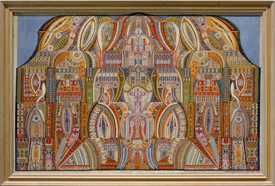"Composition symbolique sur le monde spirituel", Augustin …