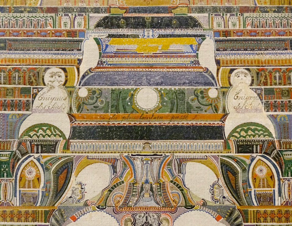"Enigmes des siècles" (détail), Augustin Lesage, vers 1920…
