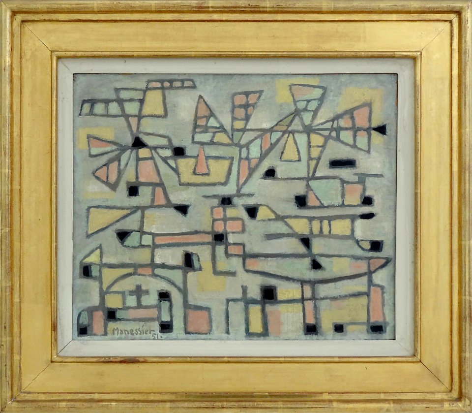 "Hondschoote", Alfred Manessier, 1951. LaM, Villeneuve-d'A…