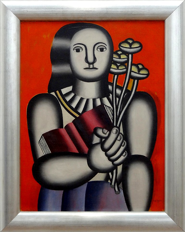 "Femme au bouquet", Fernand Léger, 1924. LaM, Villeneuve-d…