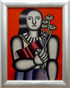"Femme au bouquet", Fernand Léger, 1924. LaM, Villeneuve-d…