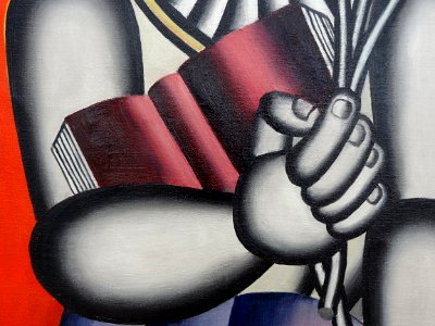 "Femme au bouquet" (détail), Fernand Léger, 1924. LaM, Vil…