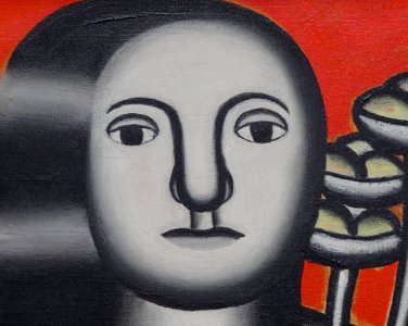 "Femme au bouquet" (détail), Fernand Léger, 1924. LaM, Vil…