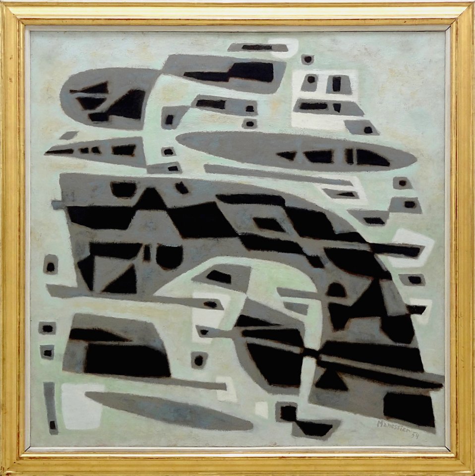 "Mer du nord", Alfred Manessier, 1954. LaM, Villeneuve-d'A…