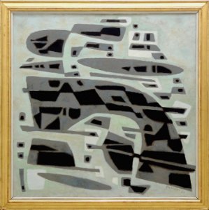 "Mer du nord", Alfred Manessier, 1954. LaM, Villeneuve-d'A…