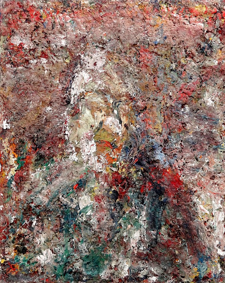 "Autoportrait", Eugène Leroy, 1984. LaM, Villeneuve-d'Ascq…