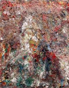 "Autoportrait", Eugène Leroy, 1984. LaM, Villeneuve-d'Ascq…