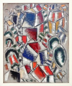 "Paysage", Fernand Léger, 1914. LaM, Villeneuve-d'Ascq.