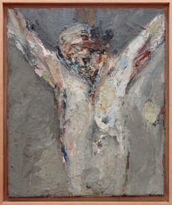 "Buste de Christ en croix", Eugène Leroy, vers 1950. LaM, …