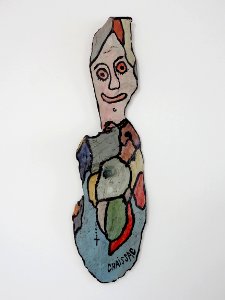 "La dame oubliée", Gaston Chaissac, 1960. LaM, Villeneuve-…