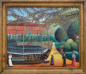 "Le kiosque", Gertrude O'Brady. LaM, Villeneuve-d'Ascq.