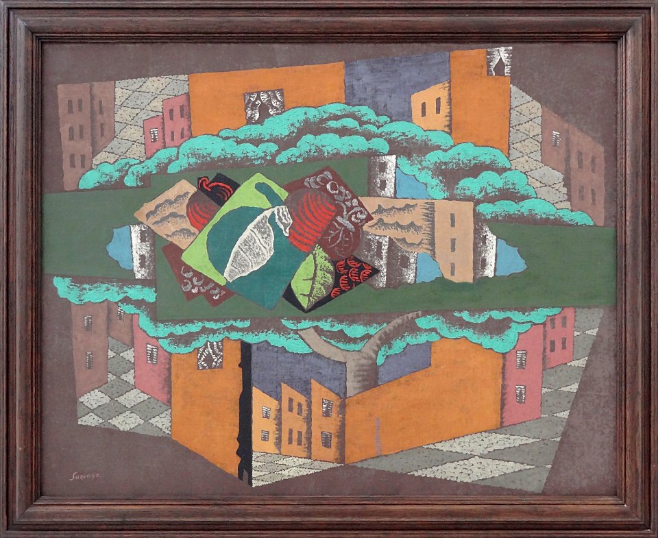 "Paysage urbain", Léopold Survage, 1921. LaM, Villeneuve-d…