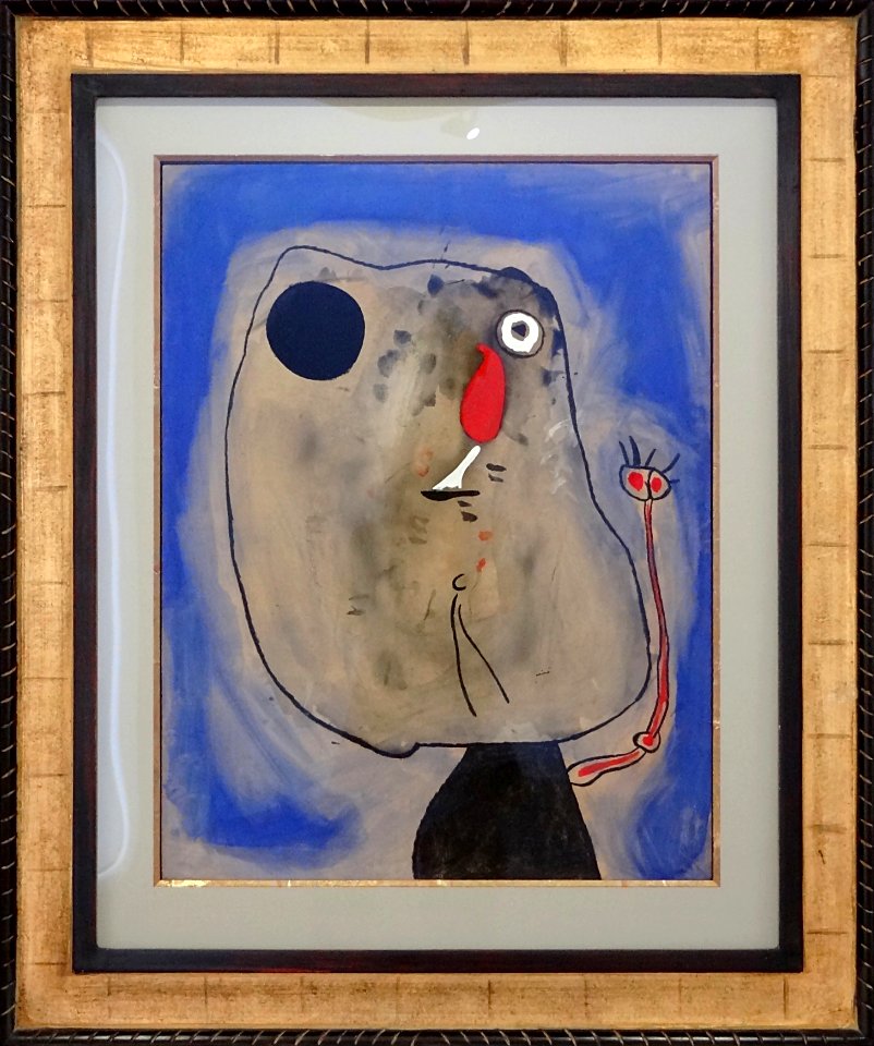 "Tête", Joan Miro, vers 1927. LaM, Villeneuve-d'Ascq.