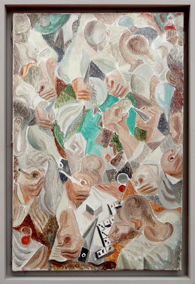 "Au cabaret", André Masson, 1923. LaM, Villeneuve-d'Ascq.