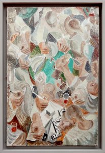 "Au cabaret", André Masson, 1923. LaM, Villeneuve-d'Ascq.
