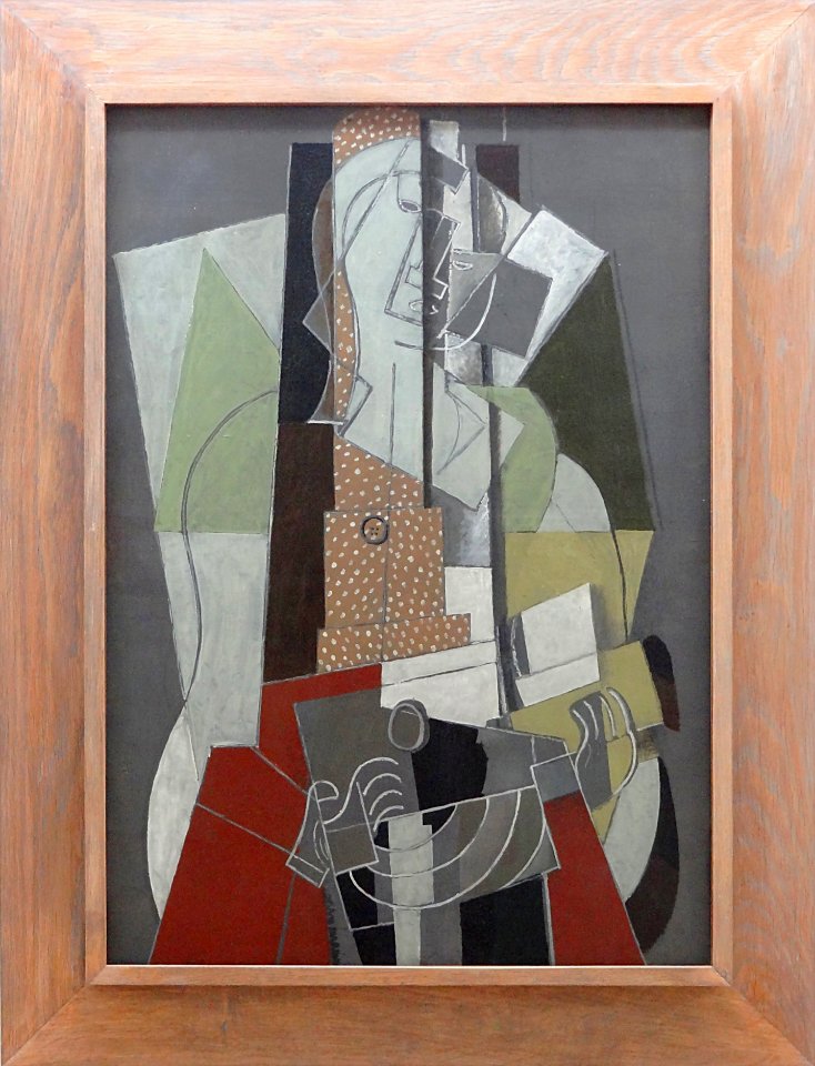 "La joueuse de mandoline", Georges Braque, 1917. LaM, Vill…