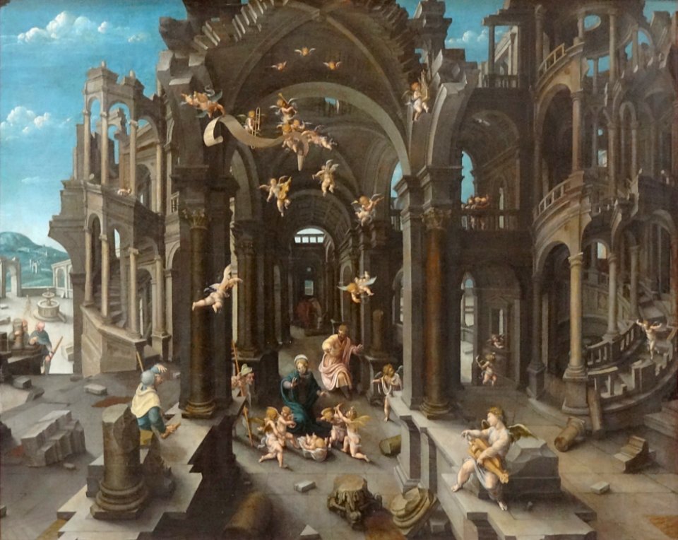 "La Nativité", Maître JG (Jacques Gauvain ?). Musée du Lou…