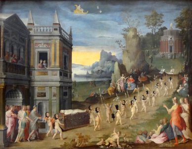 "Les Funérailles de l'Amour", attribué à Henri Lerambert, …
