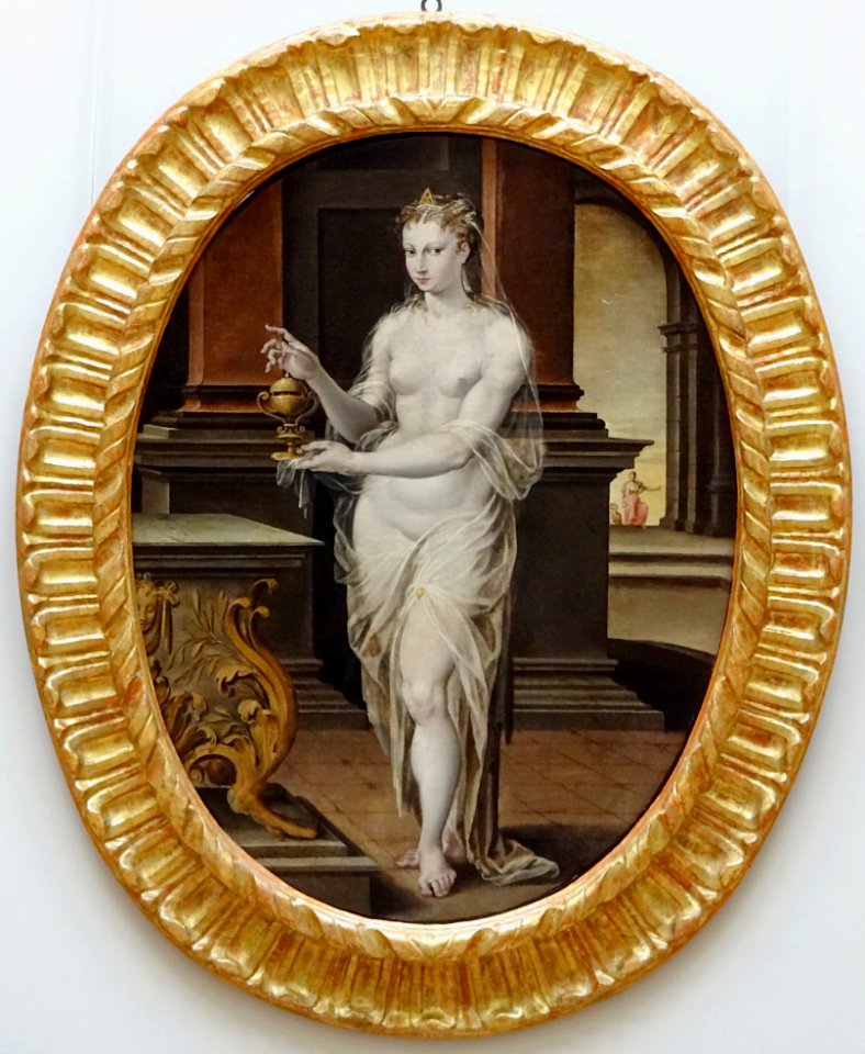 "Pandore" (?), Nicolo dell'Abate, vers 1555. Musée du Louv…