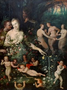 "Allégorie mythologique", Ecole de Fontainebleau, vers 158…