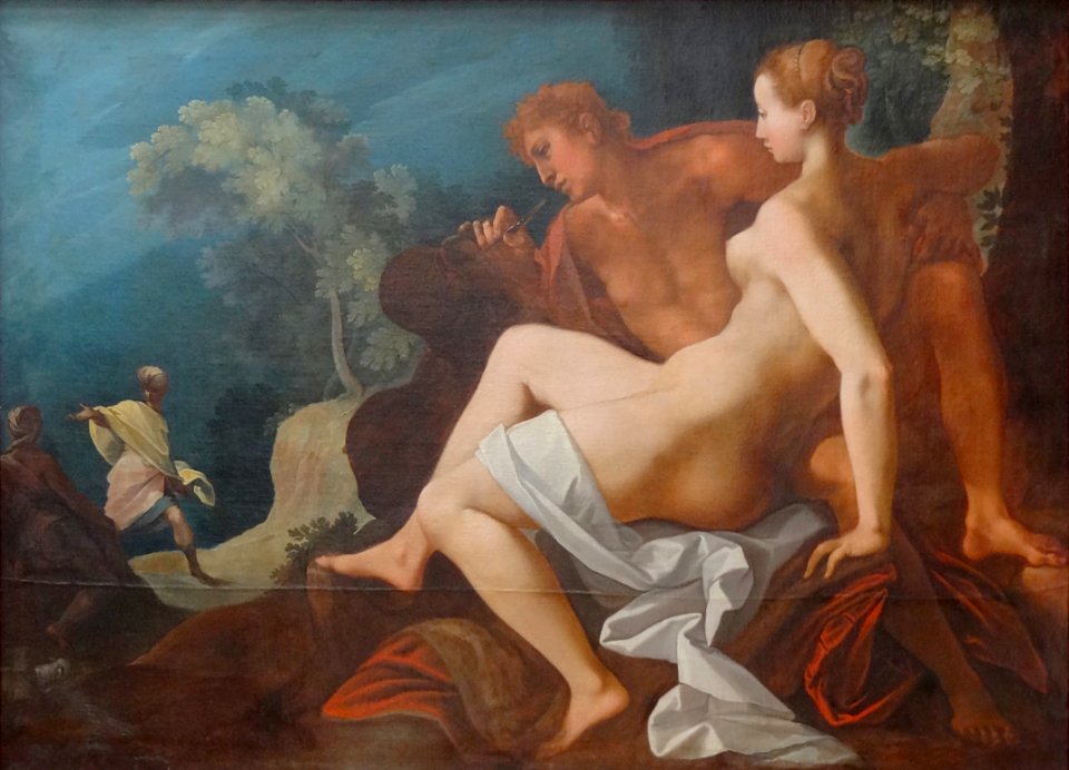 "Angélique et Médor", Toussaint Dubreuil. Musée du Louvre.…
