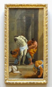"Le Christ à la colonne", attribué à Simon Vouet. Musée du…. Free illustration for personal and commercial use.