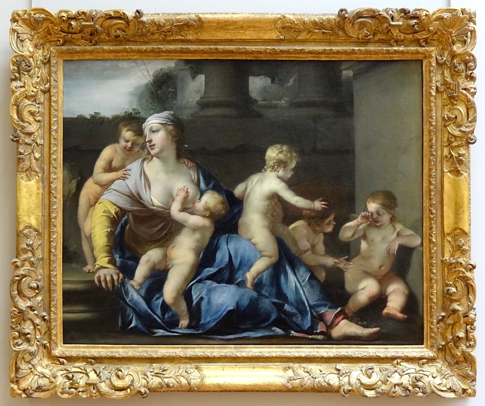 "La Charité", Jacques Blanchard, 1633. Musée du Louvre.