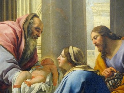 "La Présentation au Temple" (détail), Simon Vouet, vers 16…