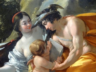 "Vénus confie à Mercure l'éducation de l'Amour" (détail), …