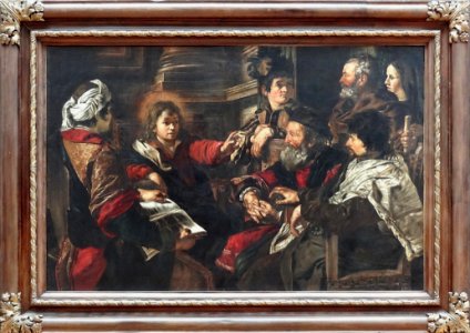 "Le Christ parmi les docteurs", Giovanni Serodine, 1626. M…