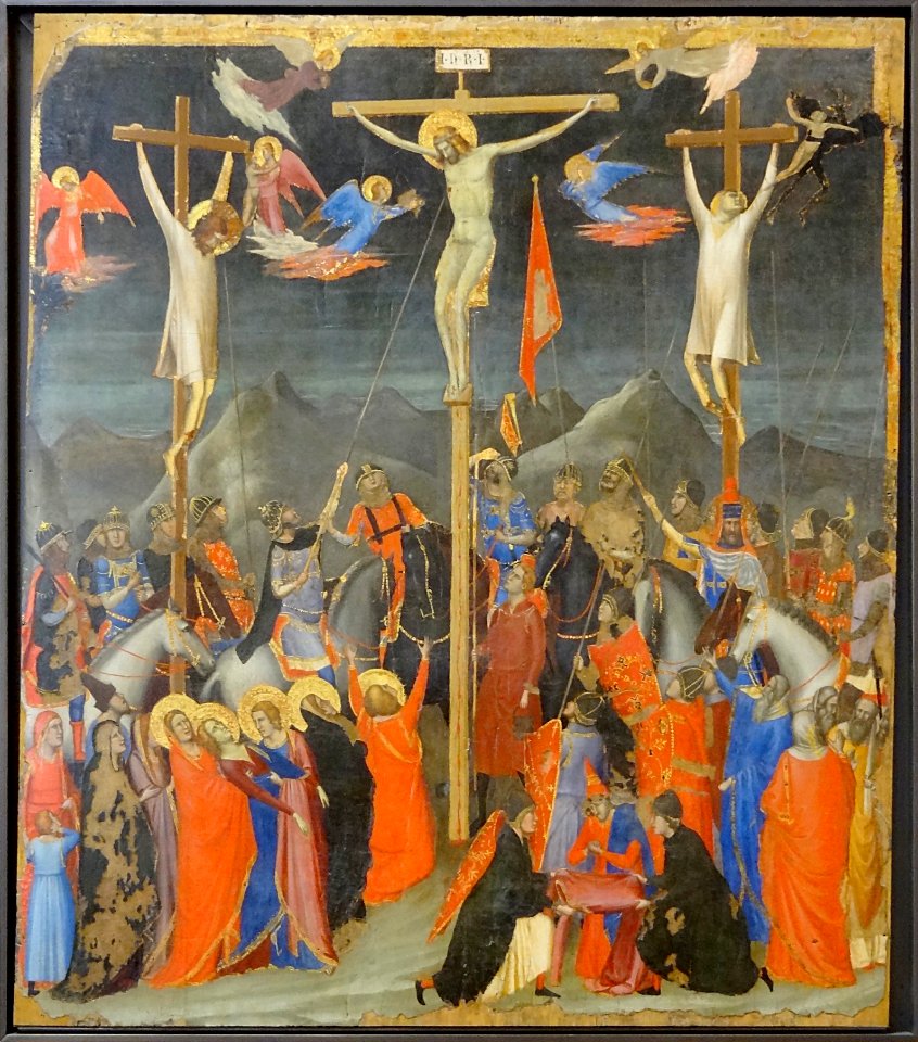 "La Crucifixion", Giotto di Bondone (?) et un collaborateu…