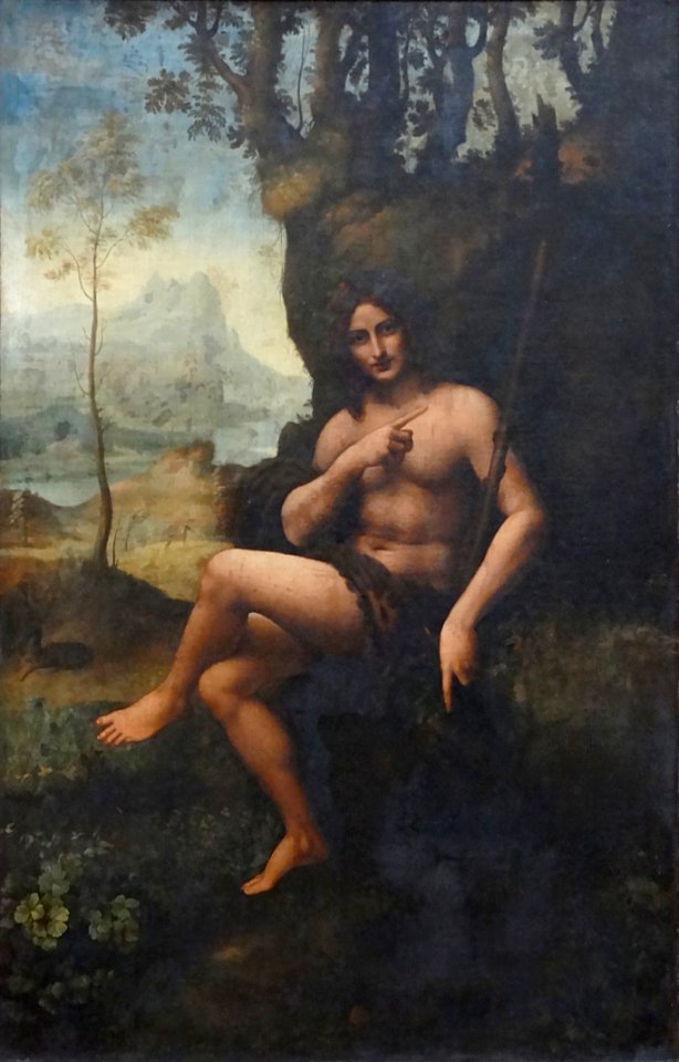 "Saint Jean Baptiste - Bacchus", atelier de Léonard de Vin…