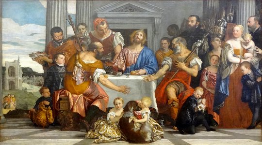 "Les pèlerins d'Emmaüs", Véronèse, vers 1579. Musée du Lou…