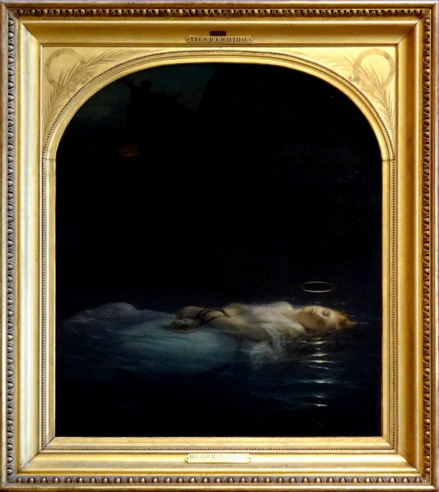 "La jeune martyre", Paul Delaroche, 1855. Musée du Louvre.…