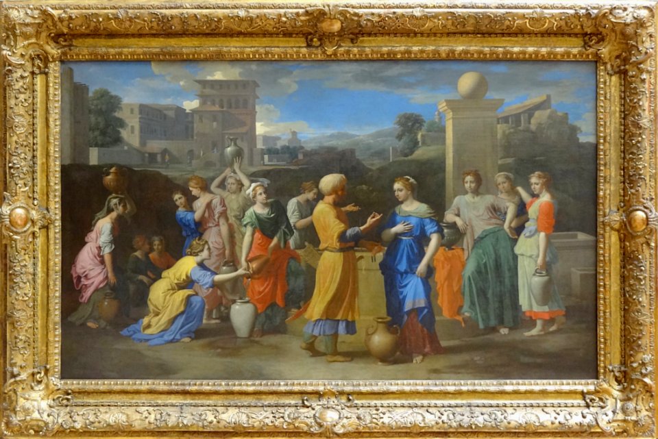 "Eliézer et Rébecca", Nicolas Poussin, 1648. Musée du Louv…