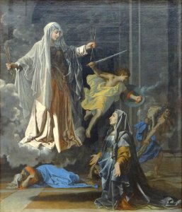 "Sainte Françoise Romaine", Nicolas Poussin, vers 1657. Mu…