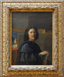 "Portrait de l'artiste", Nicolas Poussin, 1650. Musée du L…. Free illustration for personal and commercial use.