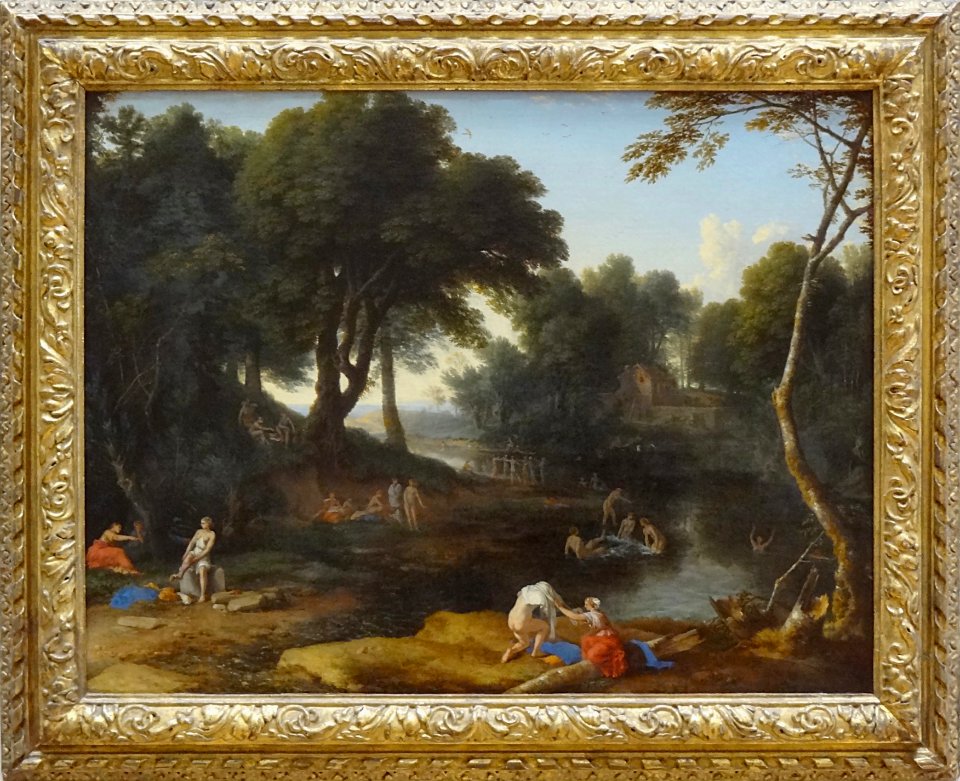 "Paysage aux baigneuses", Laurent de La Hyre, 1653. Musée …