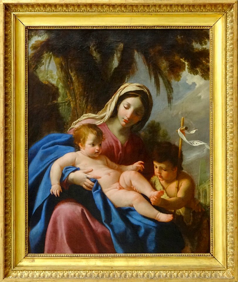"La Vierge, l'Enfant Jésus et saint Jean Baptiste enfant",…